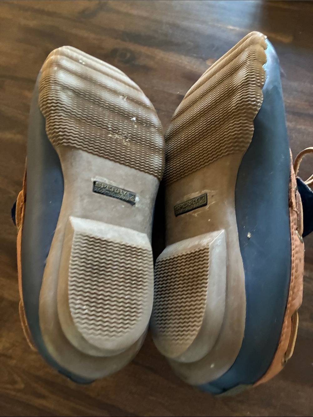 Sperry Black(?) Brown Duck Boat Shoes - 8 - Picture 5 of 5